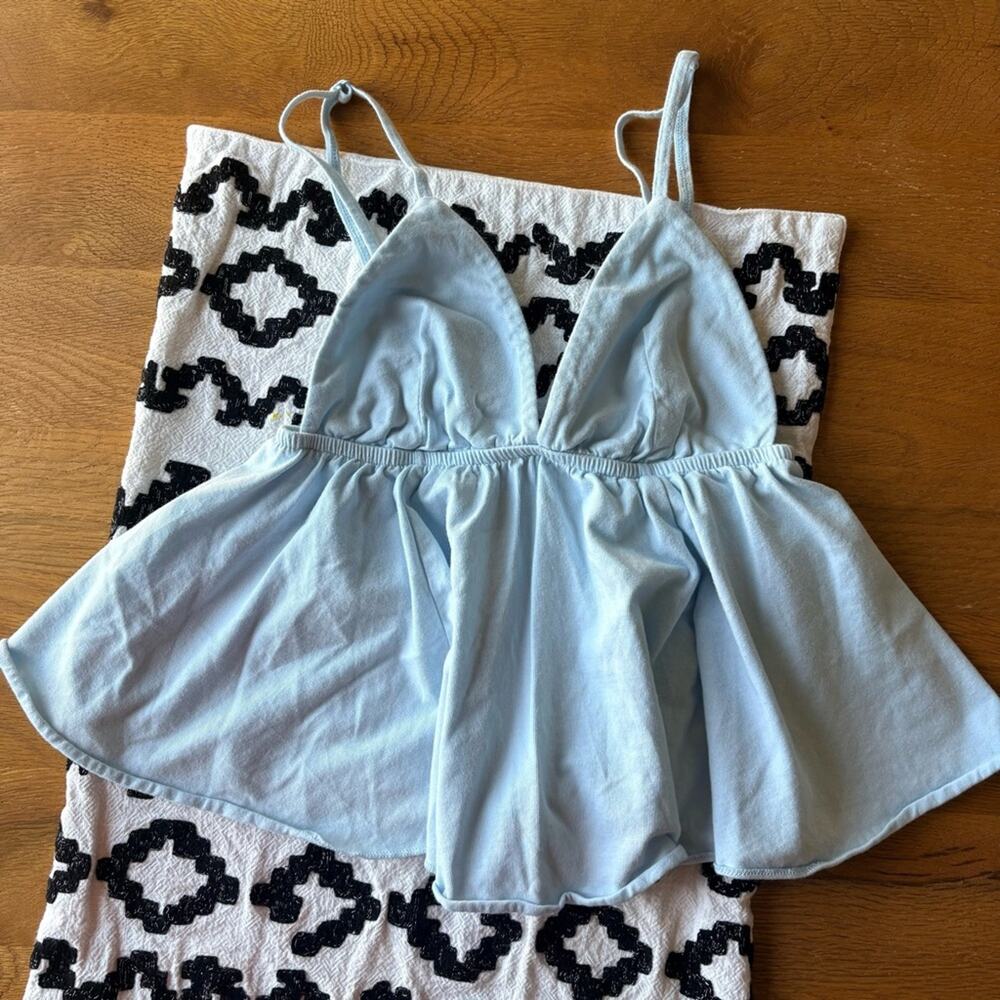 Wild Fable Sky Blue adjustable Cami Top size XXS